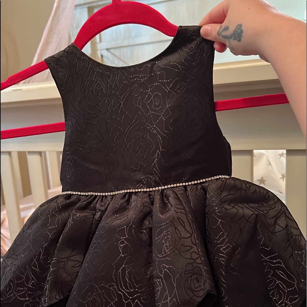 12-18 month black pageant dress